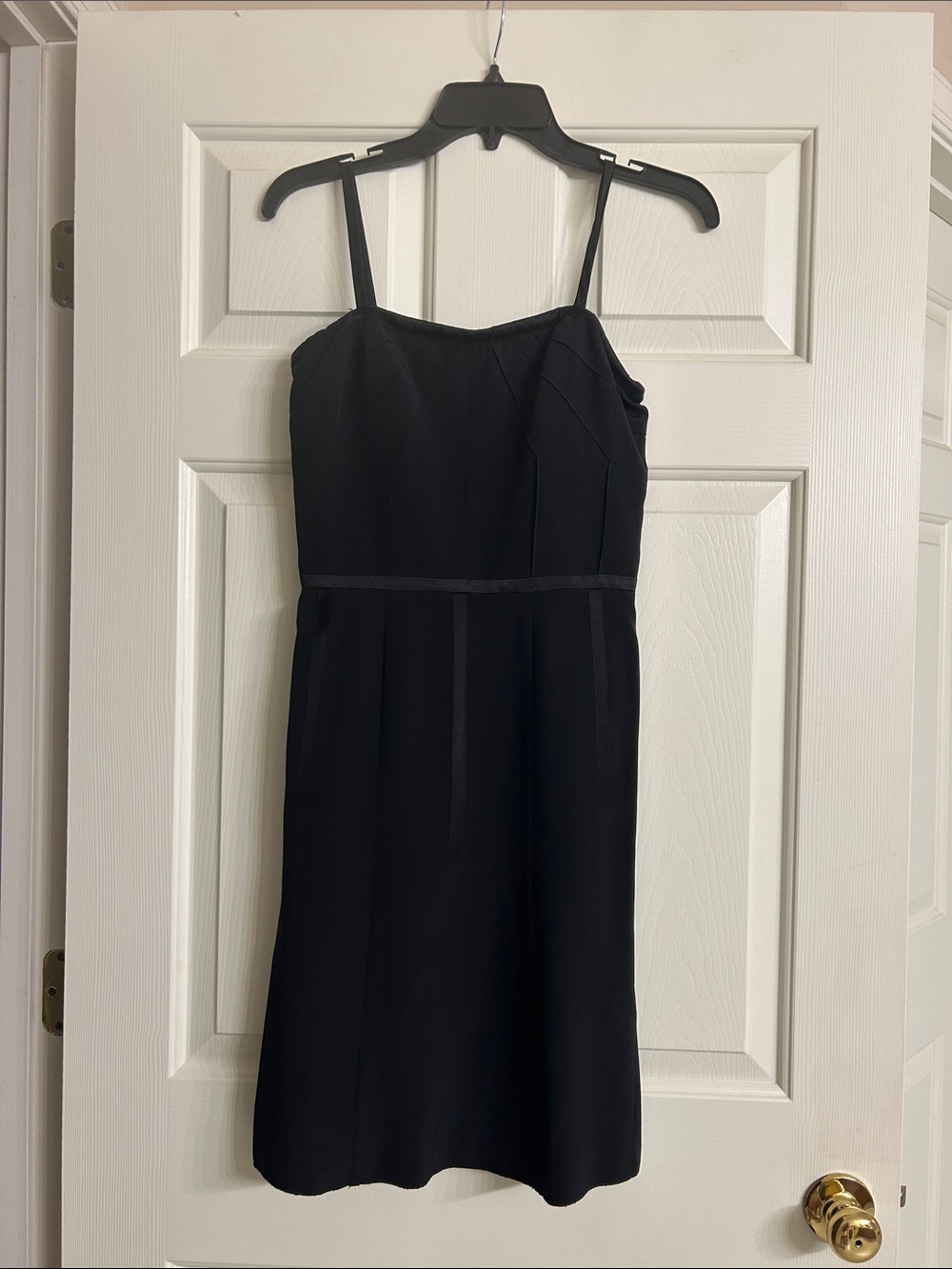 Nicole Miller Black Spaghetti-Strap Mini Dress